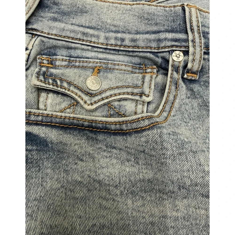 True Religion Mens Geno SN Flap Slim Light Bliss Wash Jeans Pants Size 34x32 NWT